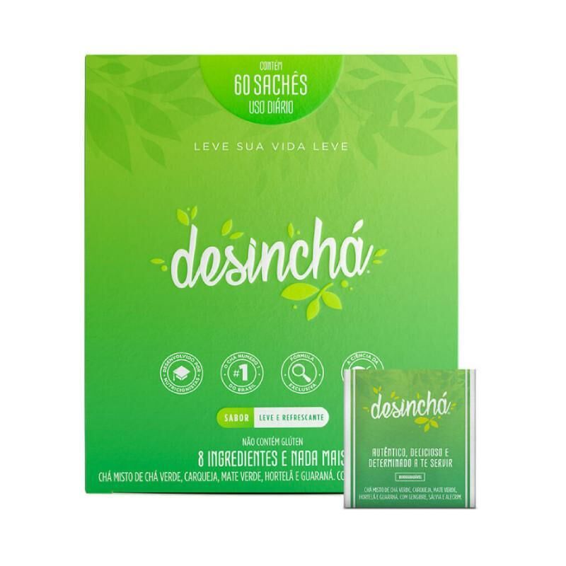 Desinchá Leve e Refrescante - 60 Sachês