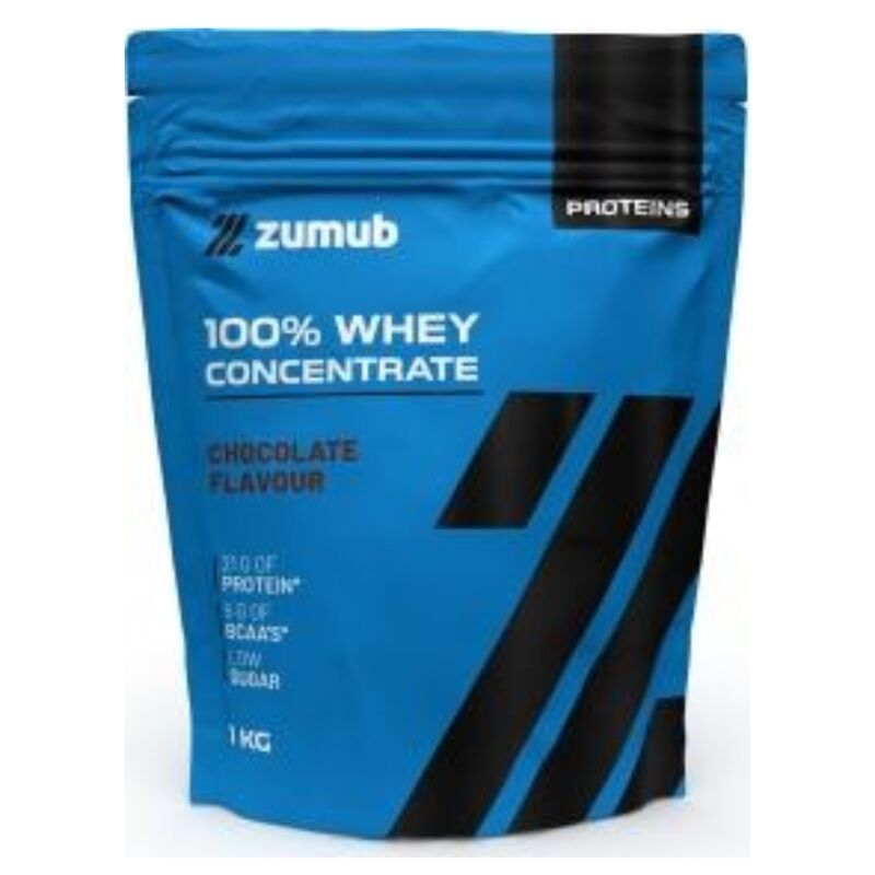 100% Whey Concentrate Zumub - 1kg Sabor Chocolate