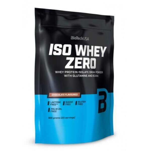 Iso Whey Zero Lactose Free Biotech - 500g Sabor Chocolate