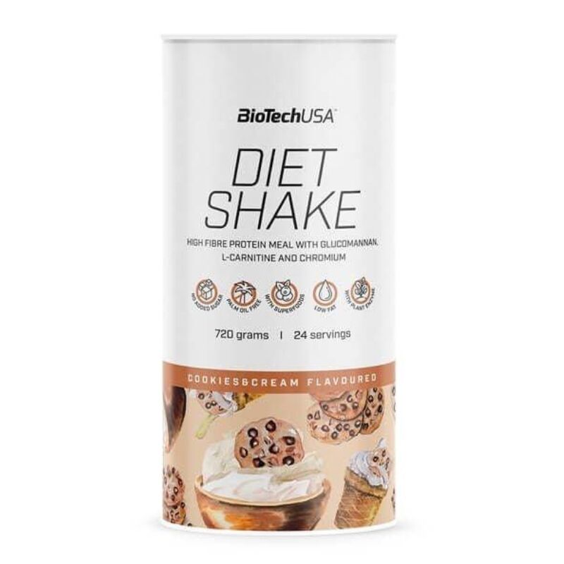 Diet Shake Biotech - Sabor Cookies & Cream - 720g