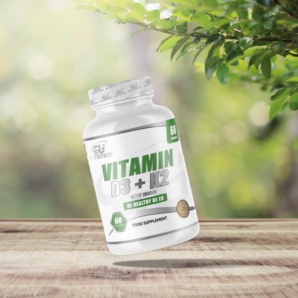 Vitamin D3 + k2 60 Caps Eu Nutrition