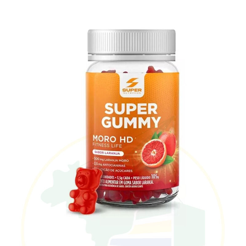 Super Gummy Moro Fitness Life - 60 Gomas