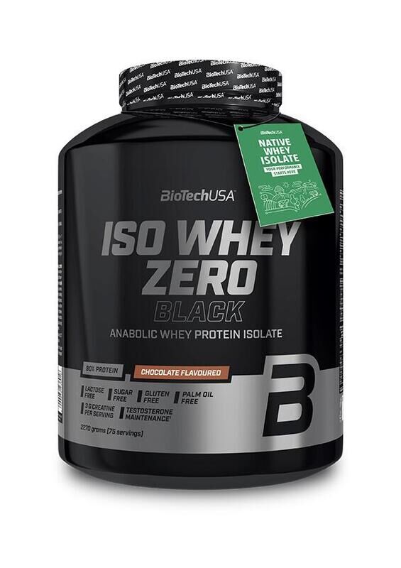 Iso Whey Zero Black Biotech - 2270g Sabor Vanilla
