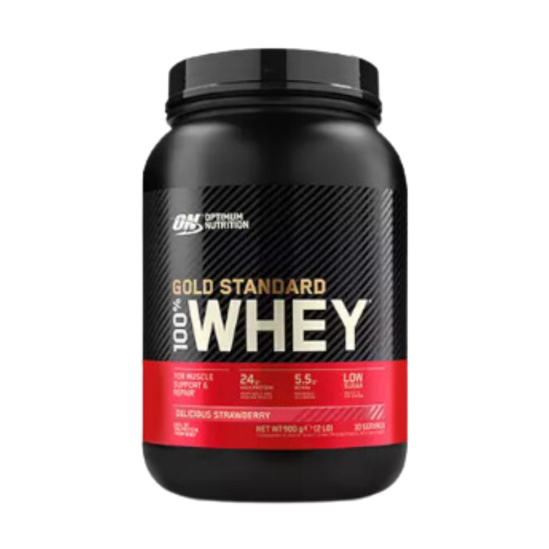 Optimum Nutrition 100% Whey Gold Standard - 900g Sabor Delicious Strawberry