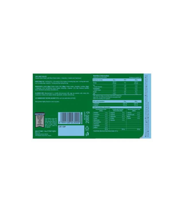 100% Hydro Isolate Scitec - 2000g Sabor Chocolate