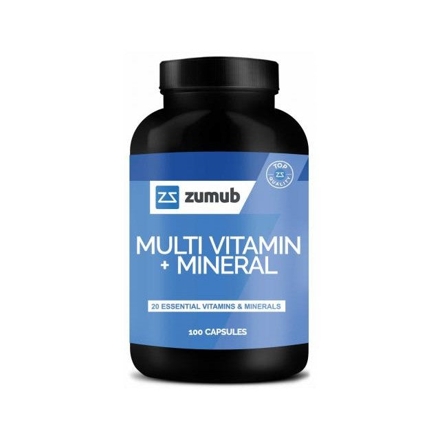 Multivitaminas e Minerais Zumub - 100 Cápsulas