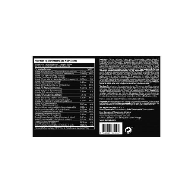 Multivitaminas e Minerais Zumub - 100 Cápsulas