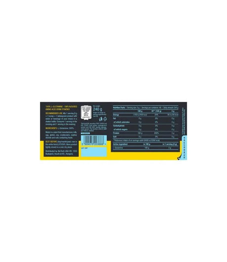 L-Glutamina – 240g – BiotechUSA