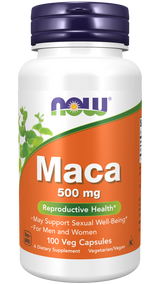 Maca 500mg - 100 Cápsulas - NOW Foods