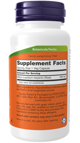 Maca 500mg - 100 Cápsulas - NOW Foods
