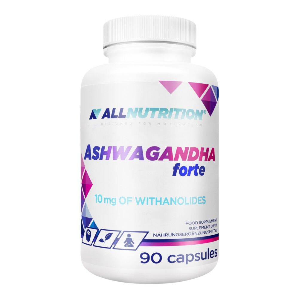 ALLNUTRITION Ashwagandha Forte 700mg | 90 Cápsulas | Alto Teor de Witanolídeos | Suporte Adaptogénico e Redução do Stress