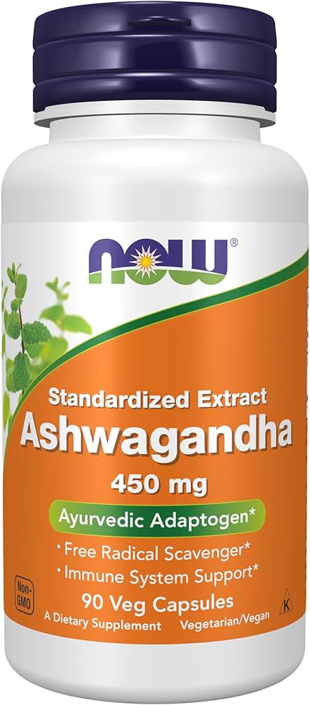 Ashwagandha – 450mg – 90 Comprimidos – Now Foods
