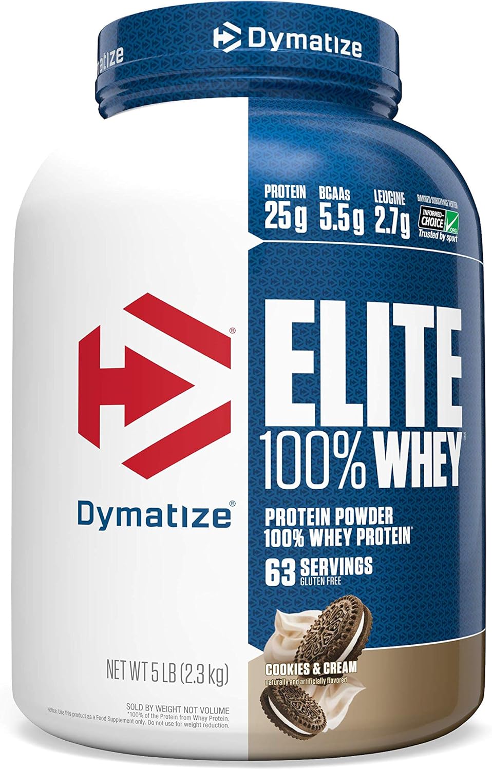 Dymatize Elite Whey - 2,17kg - Cookies and Cream