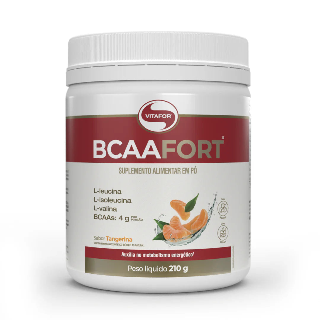BCAA Fort Vitafor - 210g Sabor Tangerina