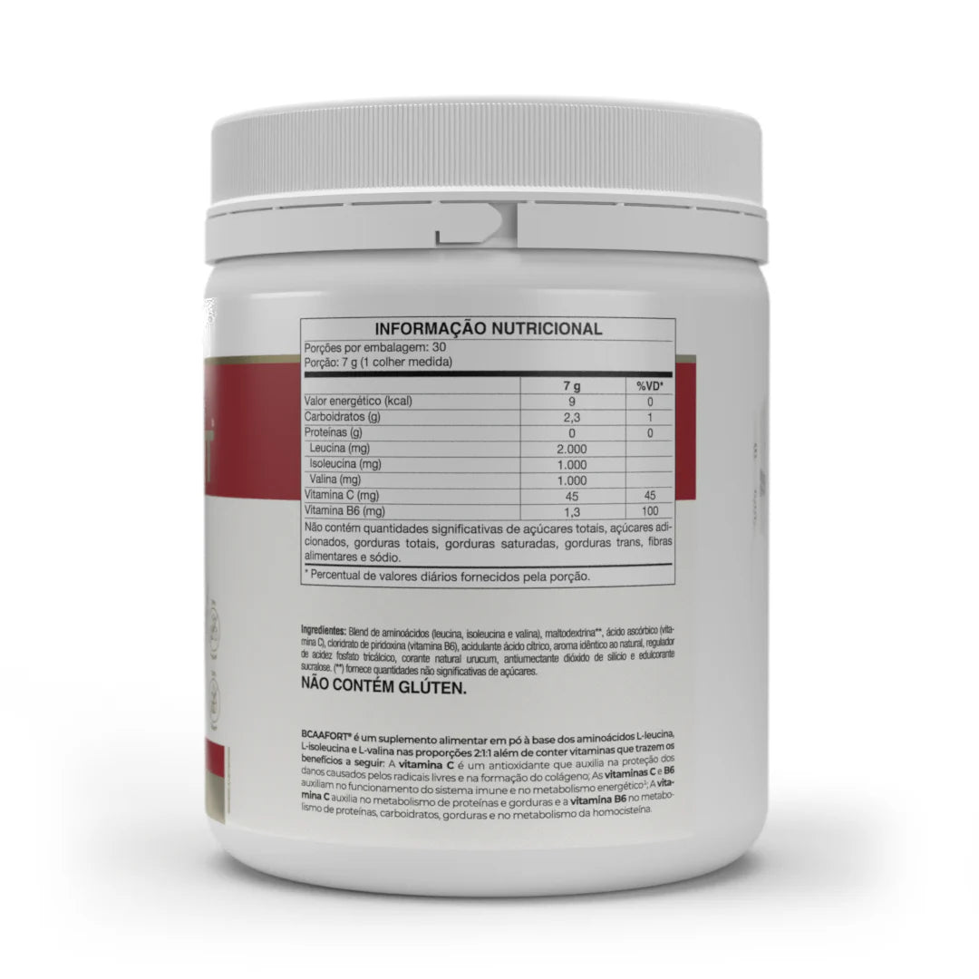 BCAA Fort Vitafor - 210g Sabor Tangerina