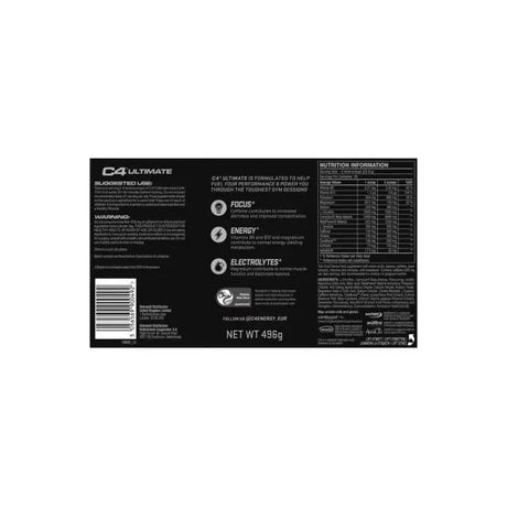 C4 Ultimate Performance Electrolytes - Tutti Frutti - Cellucor
