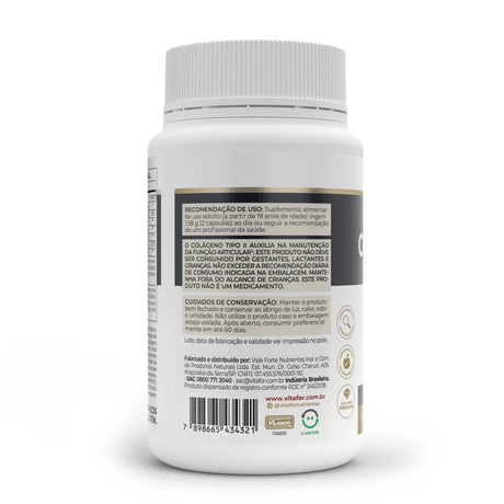 Colagentek Tipo II - 30 Cápsulas - Vitafor