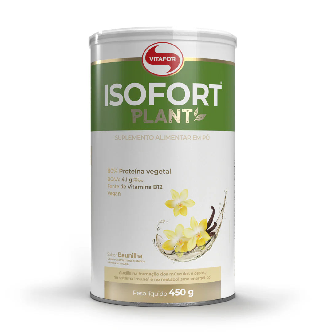Isofort Plant Vitafor - 450g Sabor Baunilha