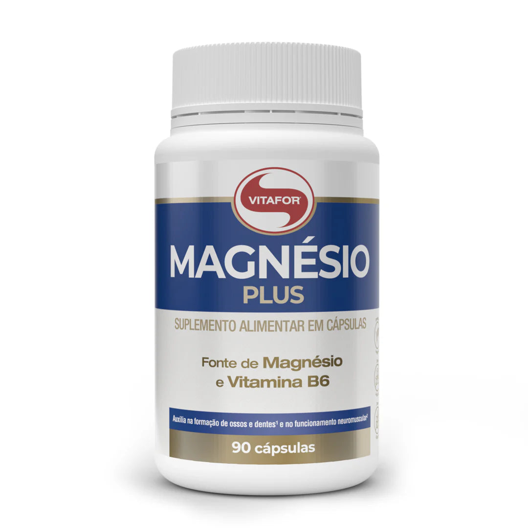 Magnésio Plus Vitafor - 90 Cápsulas