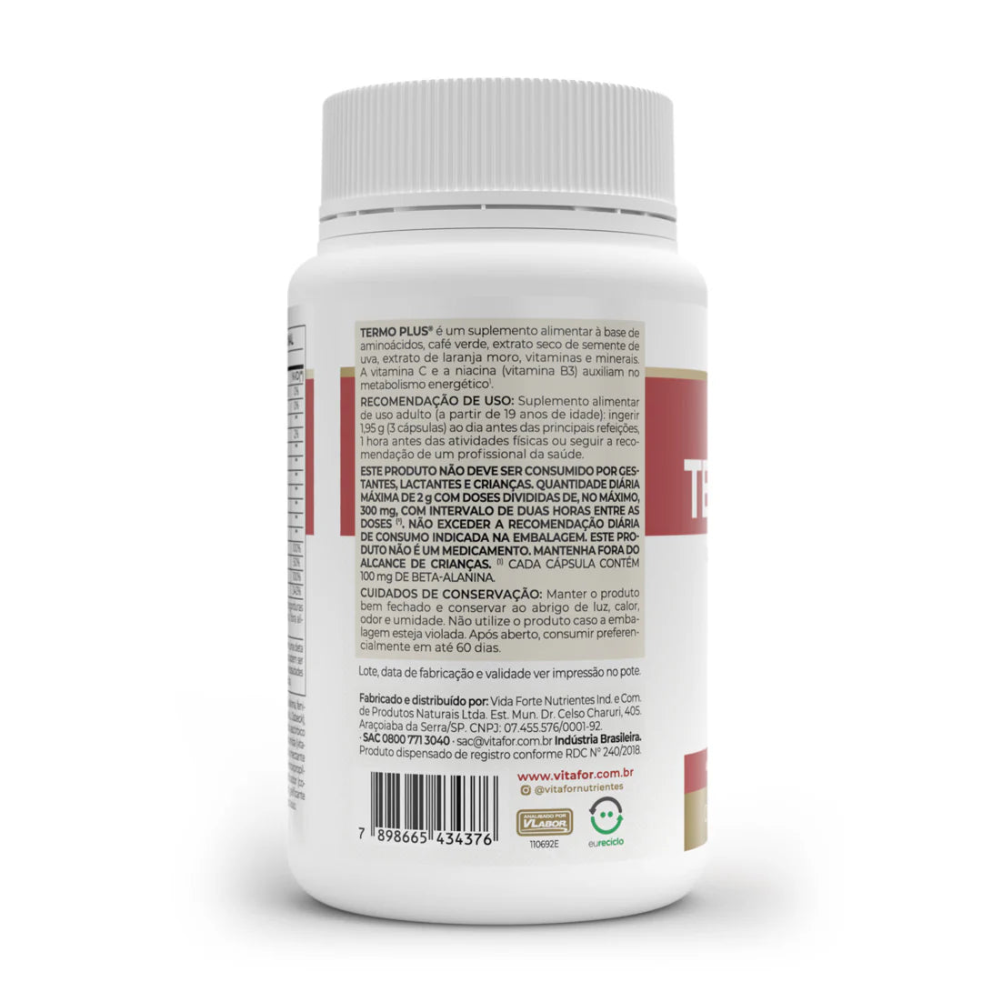 Termo Plus Vitafor - 90 Cápsulas
