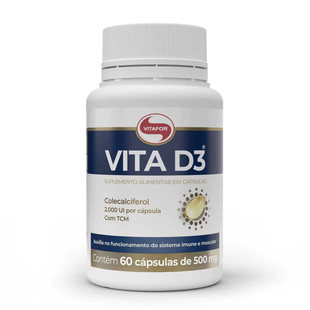 Vita D3 Vitafor - 60 Cápsulas