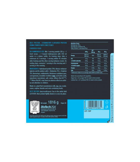 Beef Protein Biotech - 1816g Sabor Morango