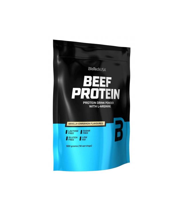 Beef Protein Biotech - 500g Sabor Baunilha