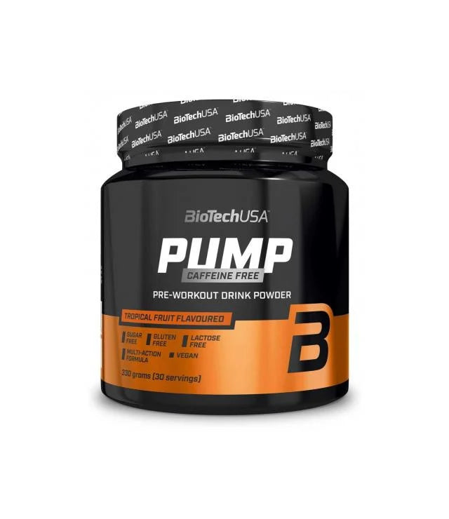 Pump Caffeine Free – Tropical Fruit – 330g – BiotechUSA