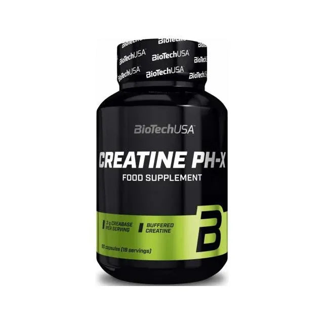 Creatina pH-X – 90 cápsulas – BioTech USA