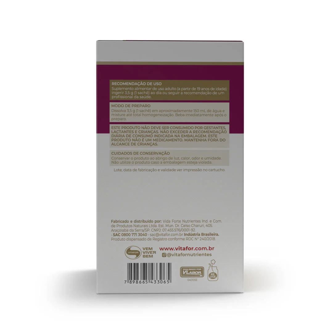 Colagentek Beauty Vitafor- 30 Sachês Ananás e Hortelã