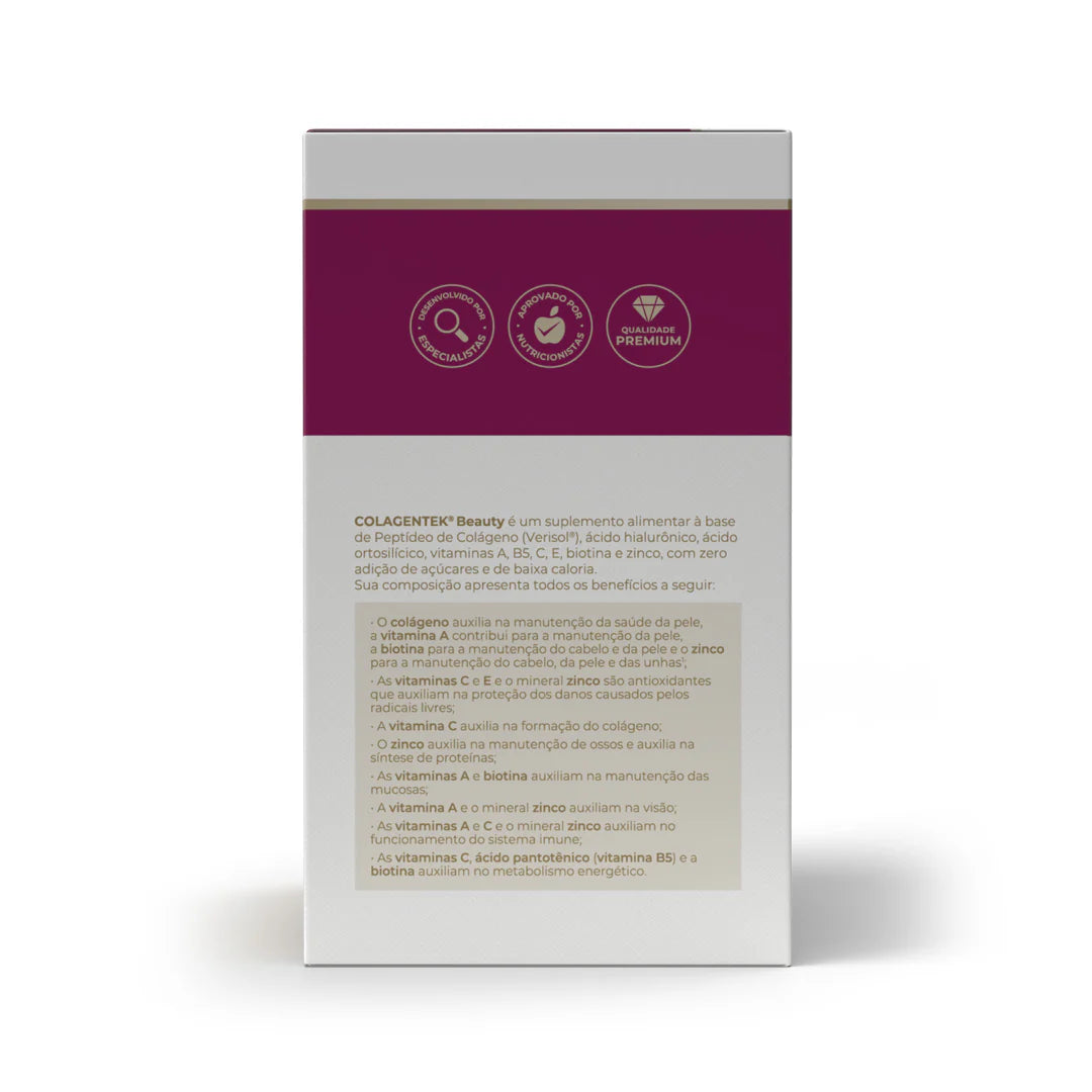 Colagentek Beauty Vitafor- 30 Sachês Ananás e Hortelã