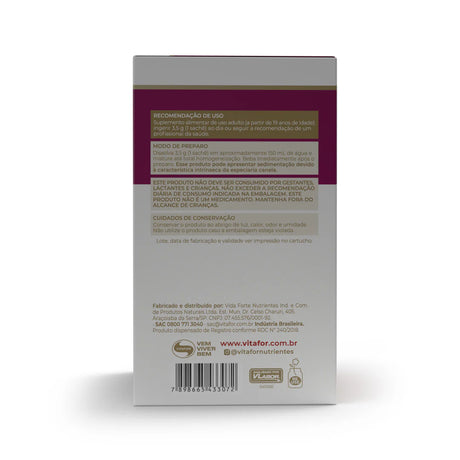 Colagentek Beauty Vitafor - 30 Sachês Maçã e Canela