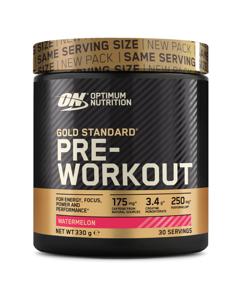 ON OPTIMUM NUTRITION Gold Standard Pre-Workout (330g) Sabor Melancia | Energia, Foco e Desempenho Máximo Pré-Treino