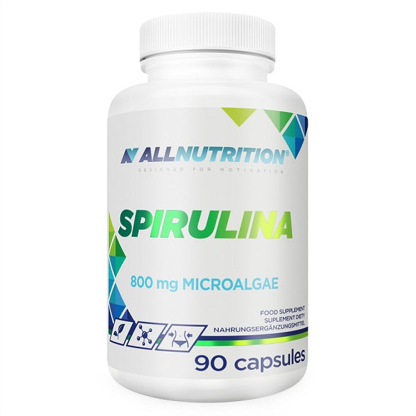 ALLNUTRITION Spirulina 800mg – 90 Cápsulas | Superalimento Rico em Nutrientes, Imunidade e Desintoxicação