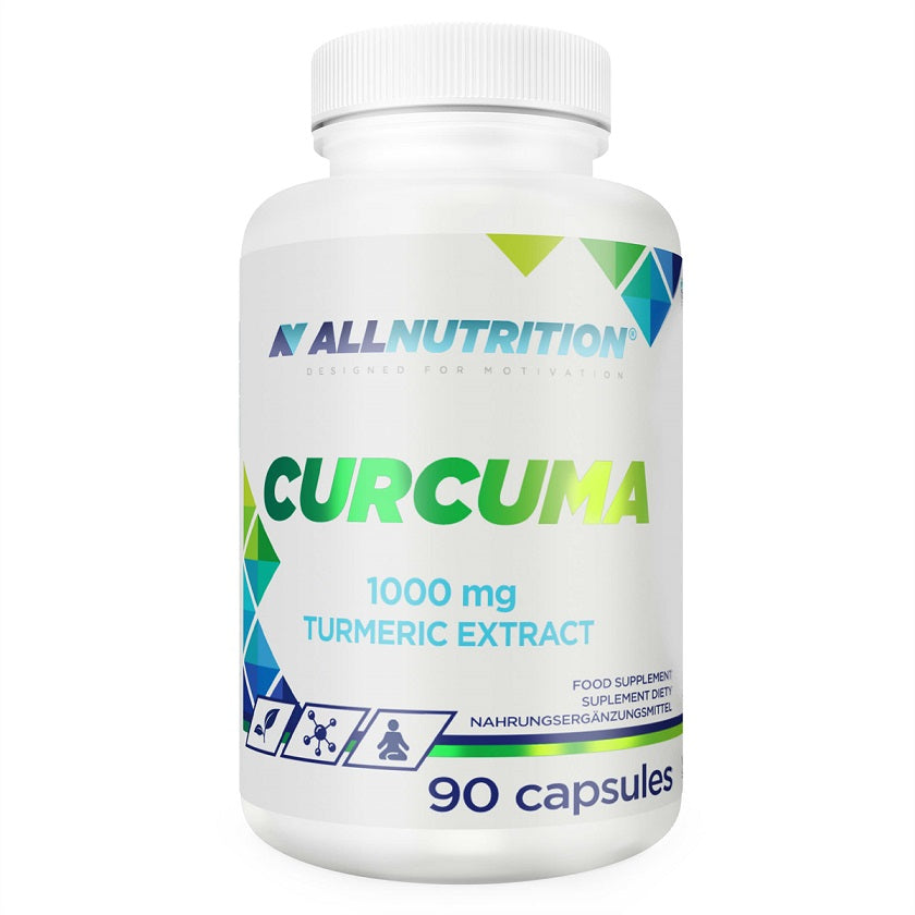 ALLNUTRITION Curcuma (Açafrão-da-Terra) 1000mg - 90 Cápsulas | Alto Teor de Curcumina