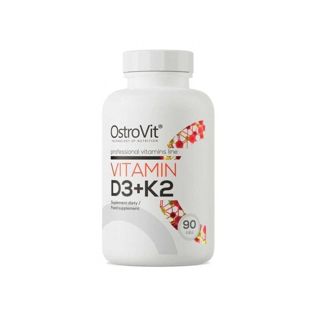 Vitamina D3 + K2 Ostrovit - 90 Cápsulas