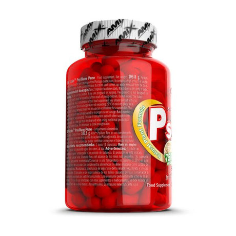 AMIX NUTRITION Psyllium Husk (Casca de Psílio) - 120 Cápsulas | Fonte de Fibra Pura para Trânsito Intestinal e Saúde Digestiva