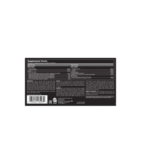 UNIVERSAL NUTRITION Animal Cuts Powder - 265g | Termogénico e Diurético em Pó | Queima de Gordura e Definição Muscular