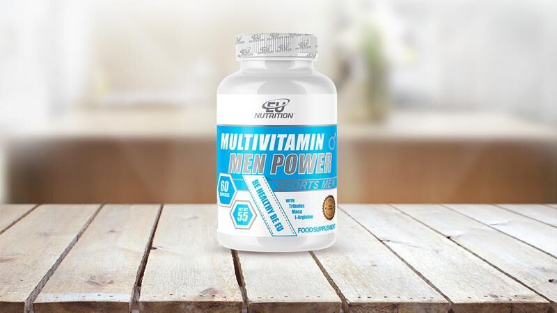 Multivitamin Men Power 60 Caps   Eu Nutrition