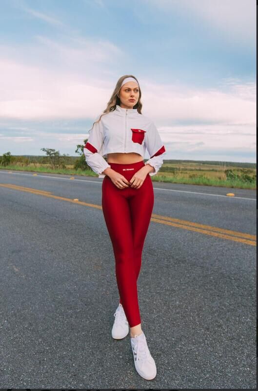 Legging ciclo - vermelho - P