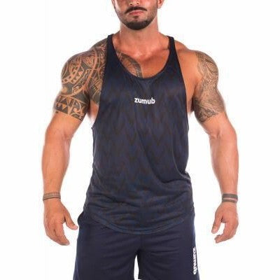 Tribe Tank Top Zumub - Tamanho S - Azul Marinho