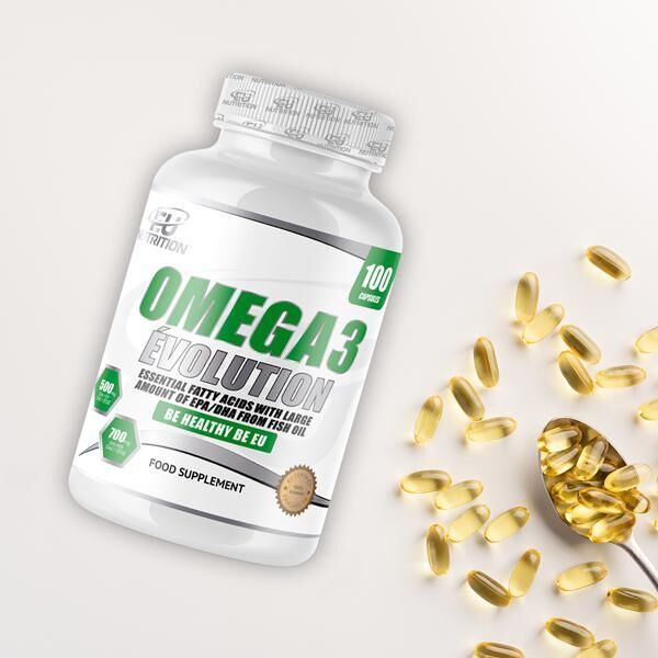 Omega 3 Évolution 100 Caps   Eu Nutrition