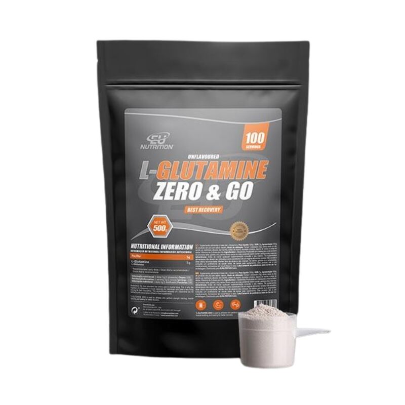 L-Glutamine Zero & Go 500 g Eu Nutrition