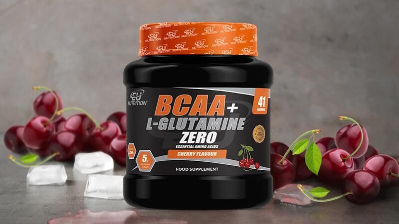 BCAA + L-Glutamine Zero 250g Cherry Eu Nutrition