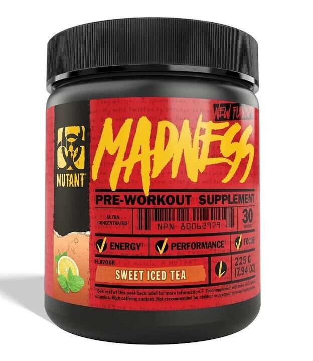 Madness Pre-Workout - 225g - Sabor Sweet Iced Tea