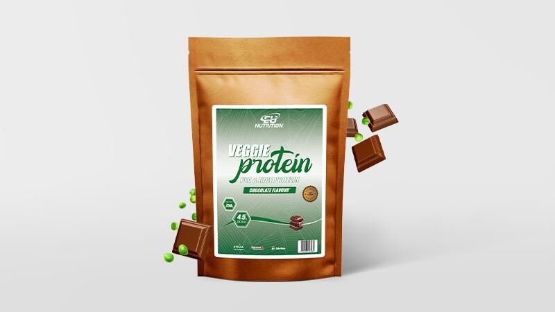 Veggie Protein Pea and Rice 750 Kg Chocolate Eu Nutrition