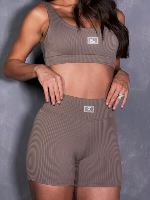 Shorts Canelado - Marron - P