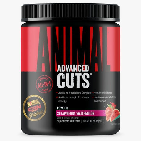 Animal Cuts Powder - 42 doses - Morango Melancia - Universal Nutrition
