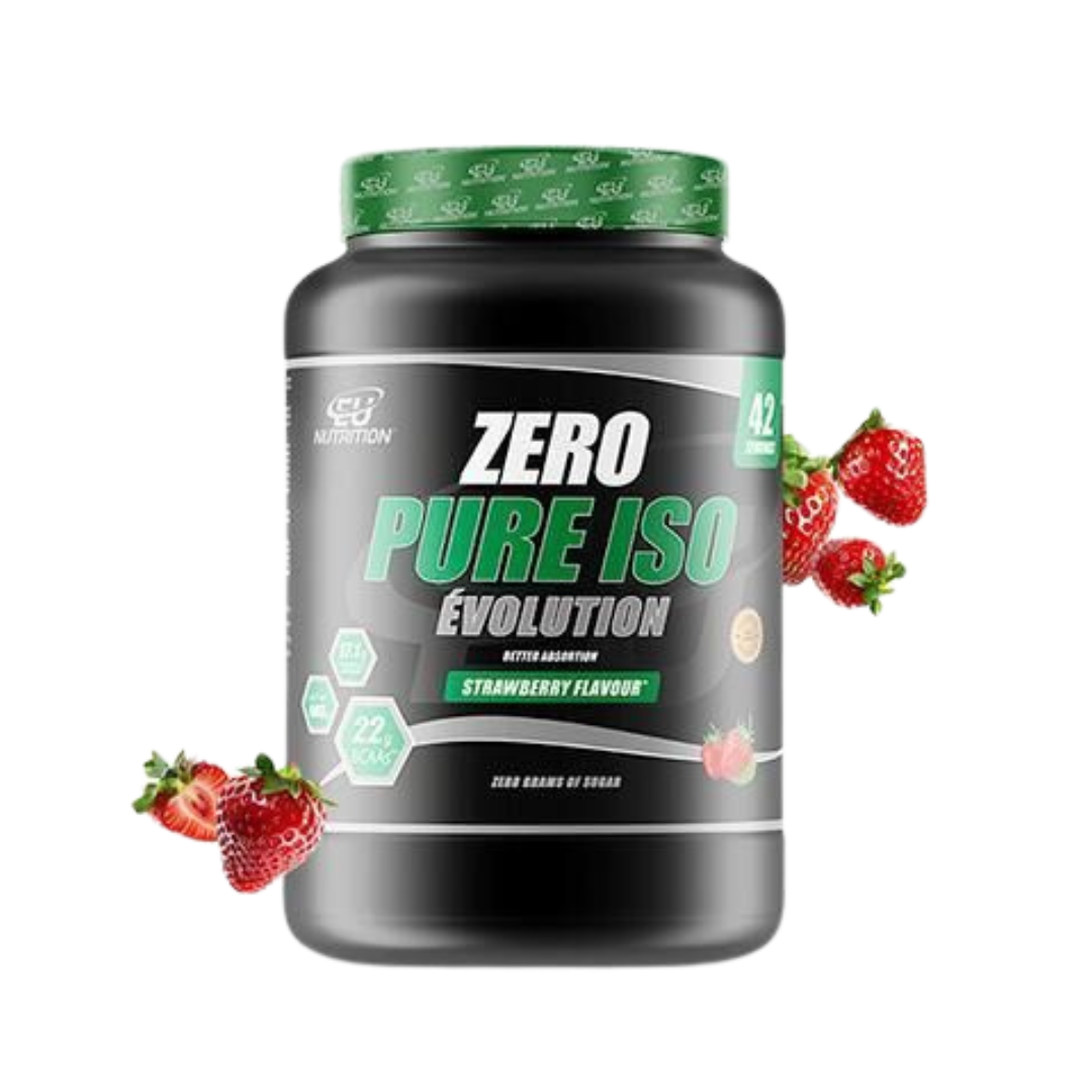 Zero Pure ISO Évolution Eu Nutrition - 903g Sabor Strawberry