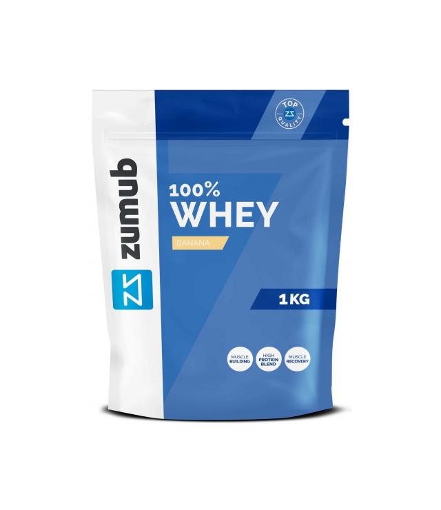 100% Whey Protein Zumub - Sabor Banana - 500g